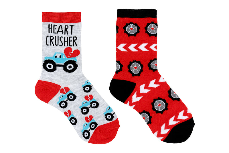 Everything Legwear Kids Heart Crusher 2 Pair Crew Socks