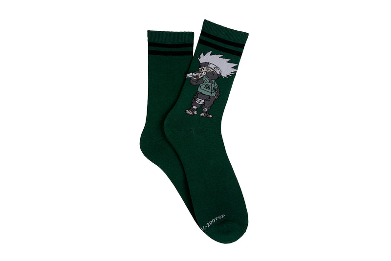 Naruto Shippuden Kakashi Crew Socks