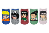 Naruto Kids 5 Pair Lowcut Socks