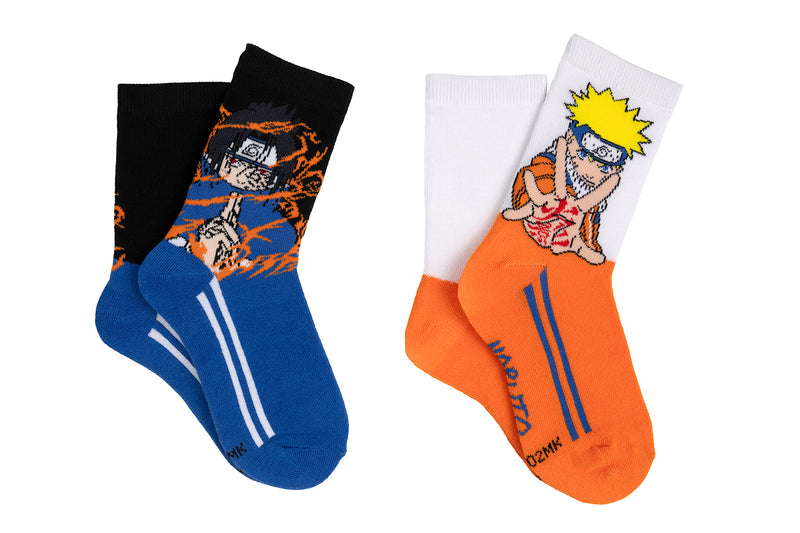 Naruto Kids 2 Pair Crew Socks