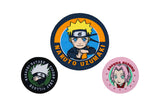 Naruto Shippuden Chibi Patches 3 Pack