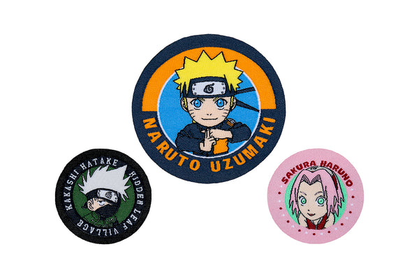 Naruto Shippuden Chibi Patches 3 Pack