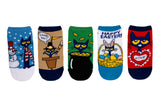 Pete the Cat Kids All Season 5 Pair Pack Lowcut Socks