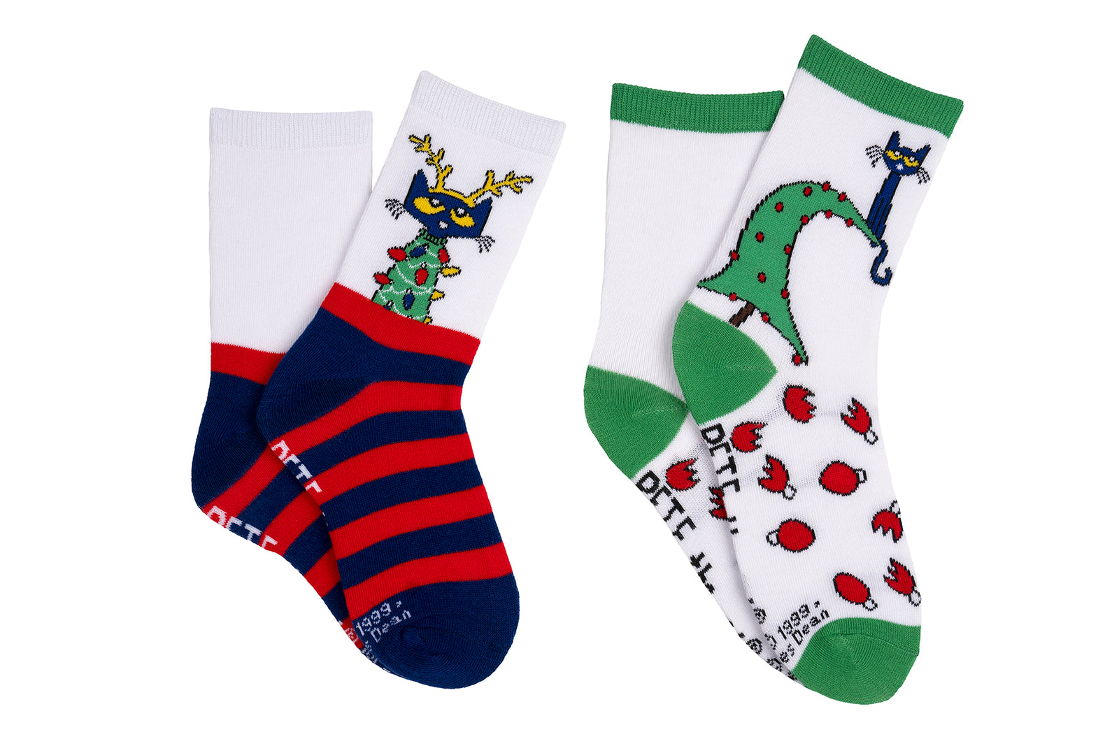 Holiday Cat Kids Socks Holiday Cat Kids Socks