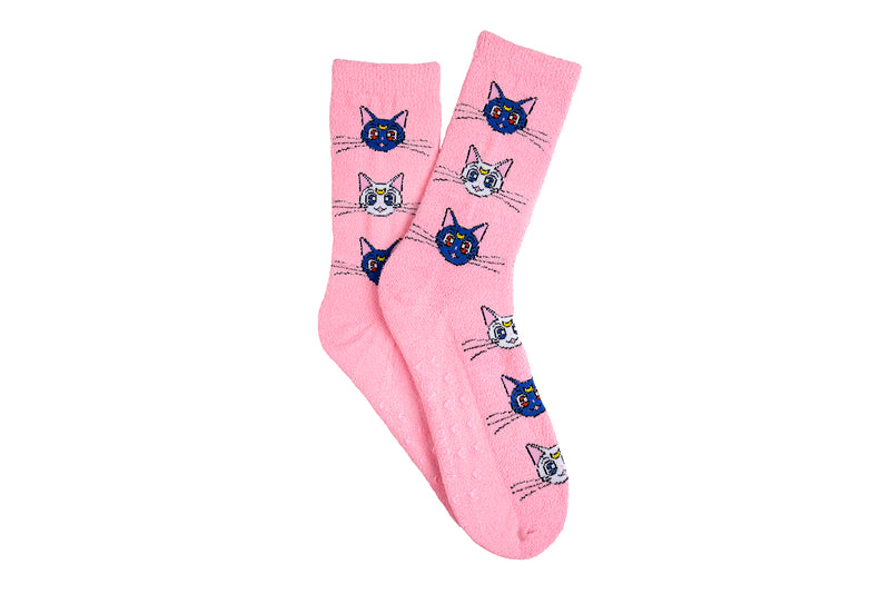 Sailor Moon Luna & Artemis Cozy Crew Sock