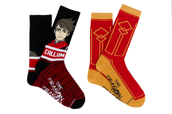 The Dragon Prince Callum 2 Pair Crew Socks