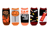 Trick 'r Treat Sam Candy 5 Pair Lowcut Socks