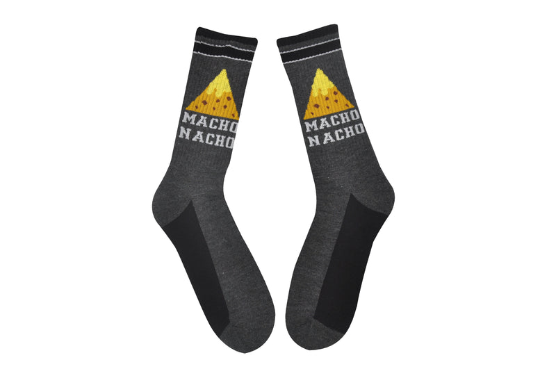 Sock House Co. Men's Macho Nacho Athletic Crew Sock