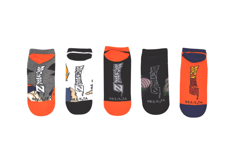 Dragon Ball Z 5 Pair Lowcut Socks