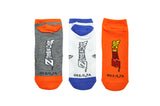 Dragon Ball Z Goku 3 Pair Pack of Lowcut Socks