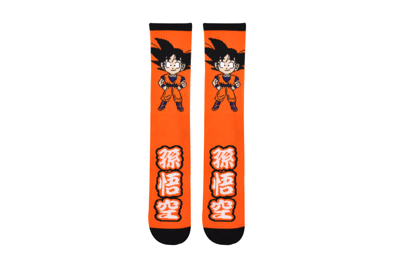 Dragon Ball Z Goku Chibi Athletic Crew Socks