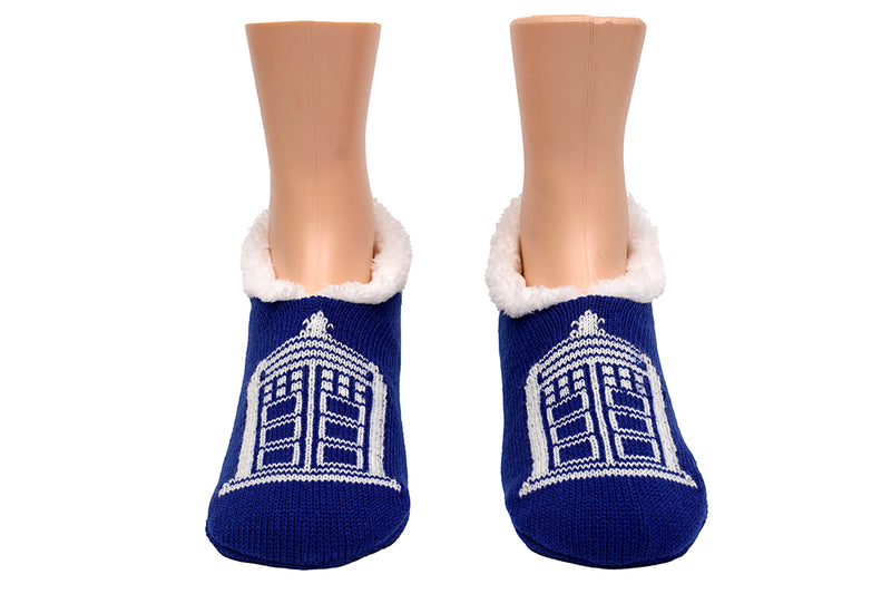 Doctor Who Tardis Slip-On Socks