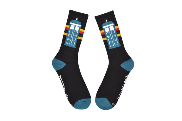 Doctor Who Tardis Athletic Crew Socks