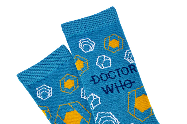Doctor Who Molecule Print Crew Sock