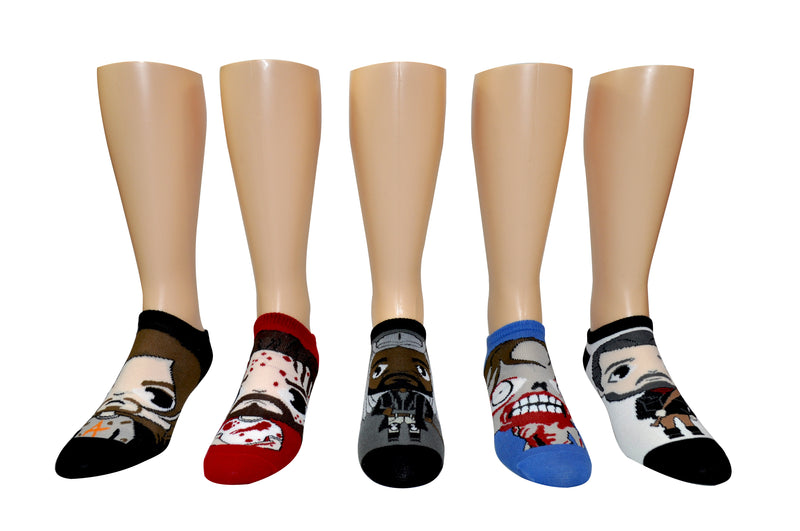 The Walking Dead 5 Character Chibi Lowcut Sock Set – Everything Legwear