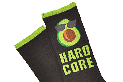 Sock House Co. Men's Hard Core Avocado Athletic Crew Sock