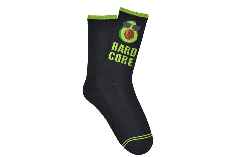 Sock House Co. Men's Hard Core Avocado Athletic Crew Sock