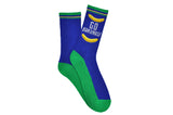 Sock House Co Mens Go Bananas Athletic Crew Socks