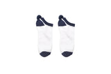 Navy Sock House Co. Ladies Athletic Pom Pom Lowcut Sock