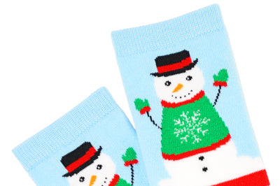 Christmas Ladies Snowman Crew Sock