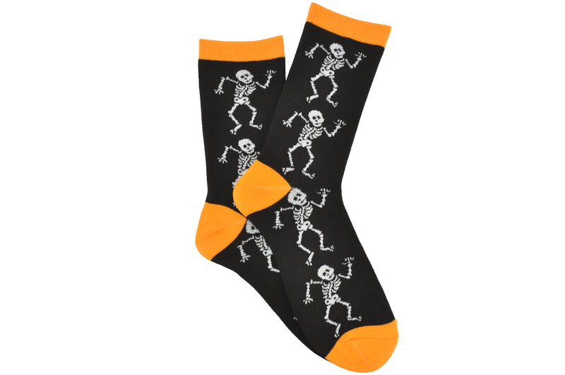 Halloween Ladies Skeleton Crew Sock