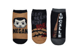 The Walking Dead Negan 3 Pair Pack of Lowcut Socks