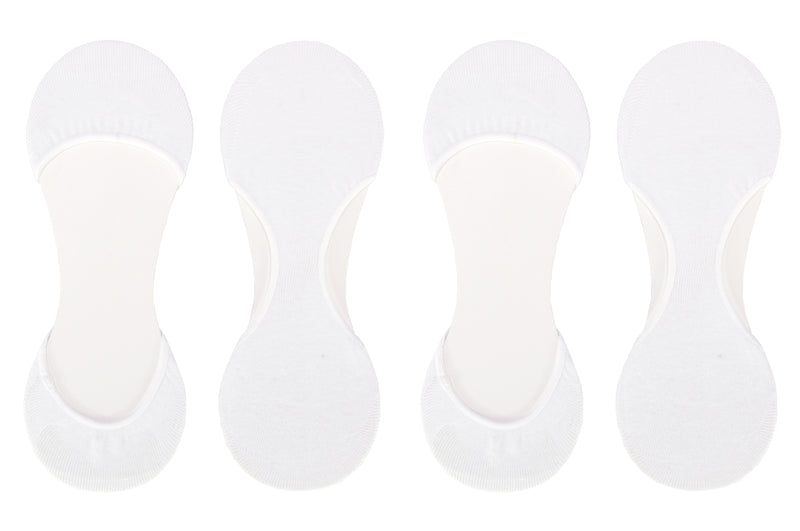 InvisaSock Closed Toe 2 Pair Pack Socks - White