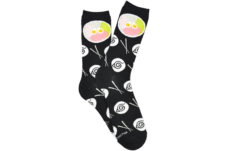 Naruto Shippuden Hidden Leaf Ramen Crew Socks