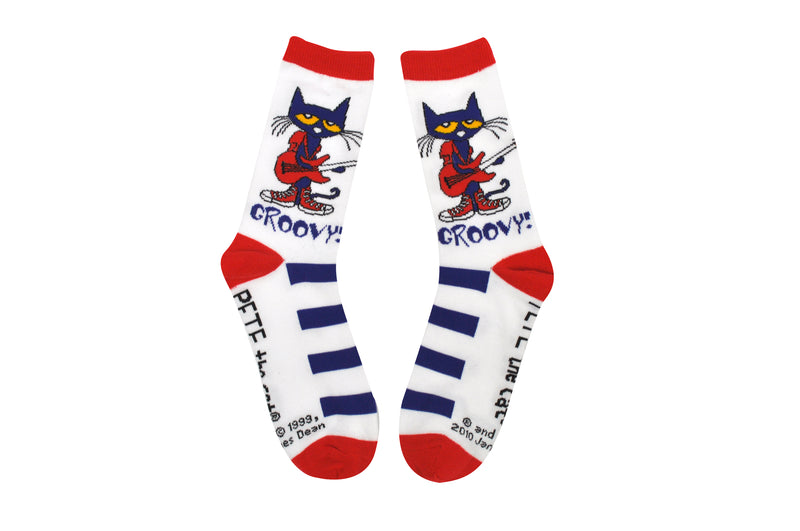 Pete the Cat Adult Groovy Crew Socks