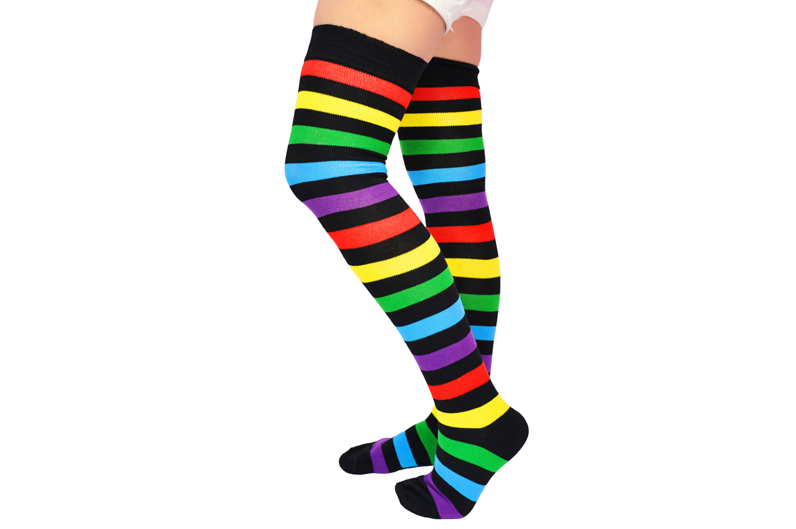 Sock House Co. Ladies Rainbow Thigh High Socks – Everything Legwear