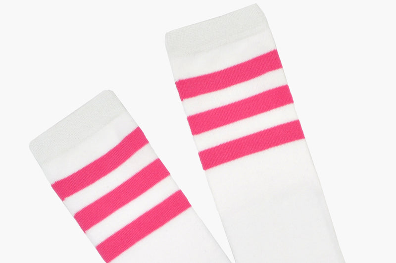 Pink Sock House Co. Ladies 3 Stripe Knee High Socks