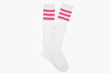 Pink Sock House Co. Ladies 3 Stripe Knee High Socks