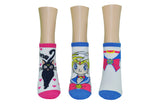 Sailor Moon Luna 3 Pair Pack Lowcut Socks